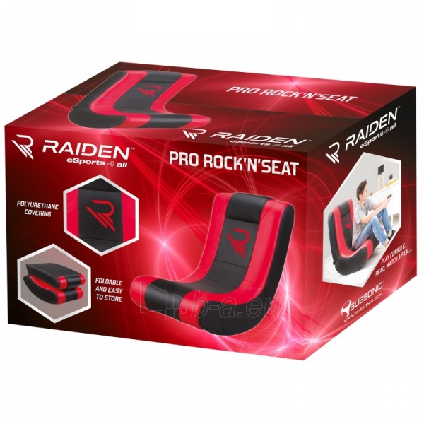 Sėdynė Subsonic Raiden RockNSeat Pro paveikslėlis 9 iš 9