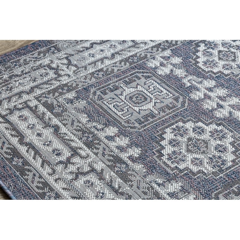 Sendinto dizaino kilimas su mėlynais atspalviais SION Ornamentas | 140x190 cm paveikslėlis 6 iš 16