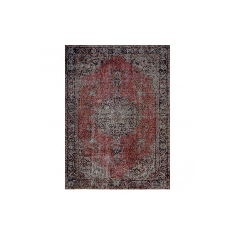Sendinto dizaino lauko kilimas su raudonais akcentais MUNDO | 140x190 cm paveikslėlis 3 iš 16