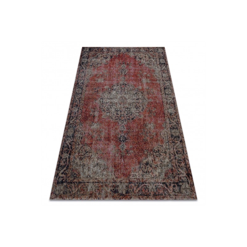 Sendinto dizaino lauko kilimas su raudonais akcentais MUNDO | 200x290 cm paveikslėlis 16 iš 16