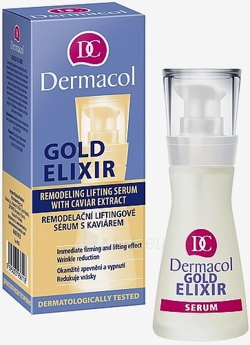 Cыворотка Dermacol Gold Elixir Remodeling Lifting Serum Cosmetic 30ml paveikslėlis 1 iš 1