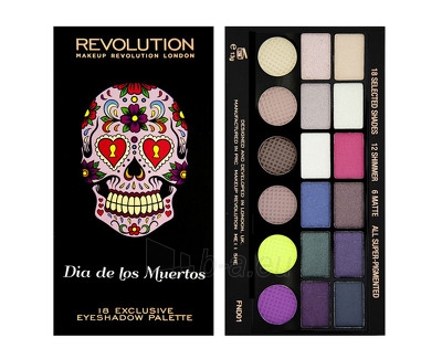 Šešėliai akims Makeup Revolution Salvation Palette Dia De Los Muertos paveikslėlis 1 iš 1