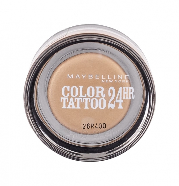 Šešėliai akims Maybelline Color Tattoo 24H Gel-Cream Eyeshadow Cosmetic 4g 05 Eternal Gold paveikslėlis 1 iš 2
