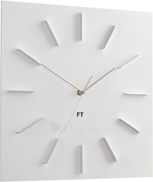 Sieninis laikrodis Future Time Square White FT1010WH paveikslėlis 1 iš 5