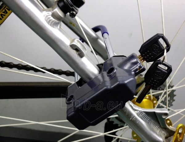 Signalinė spyna (alarm) dviratinė pakabinama paveikslėlis 3 iš 7