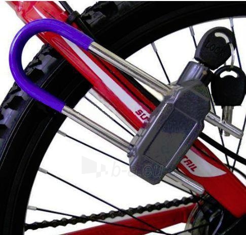Signalinė spyna (alarm) dviratinė pakabinama paveikslėlis 5 iš 7