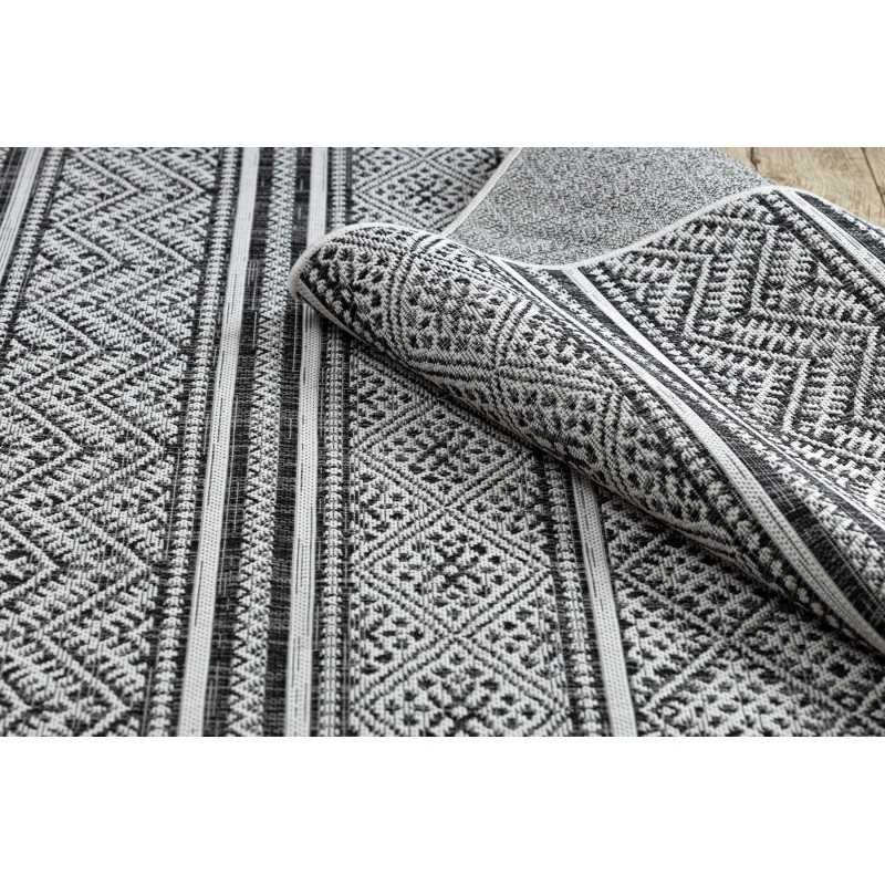Sizalio kilimas su juodais raštais SION Boho | 120x170 cm paveikslėlis 11 iš 16