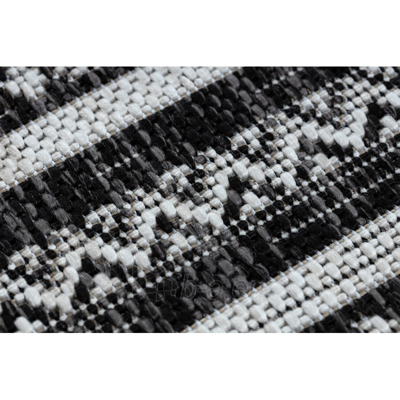 Sizalio kilimas su juodais raštais SION Boho | 120x170 cm paveikslėlis 8 iš 16