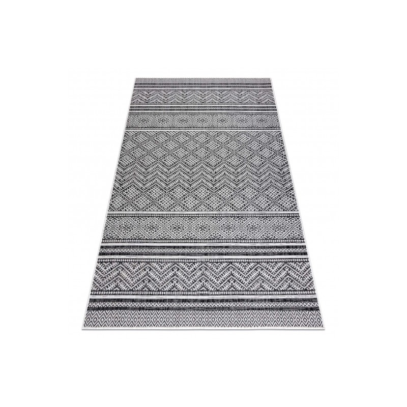 Sizalio kilimas su juodais raštais SION Boho | 140x190 cm paveikslėlis 16 iš 16