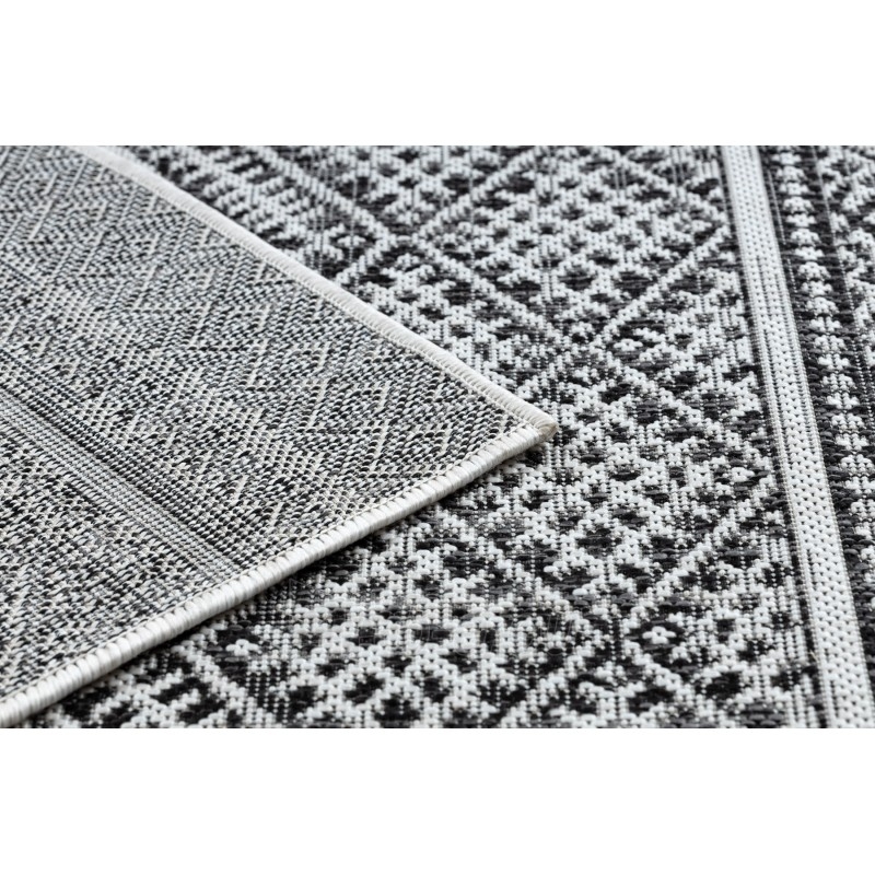 Sizalio kilimas su juodais raštais SION Boho | 200x290 cm paveikslėlis 15 iš 16