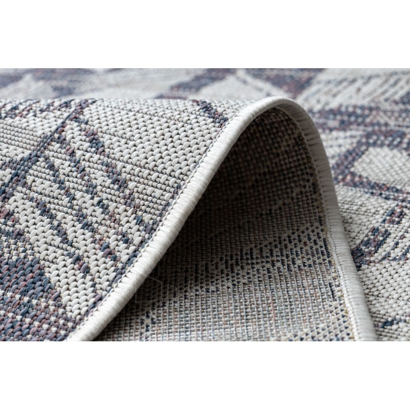 Sizalio kilimas su mėlynais raštais SION Chevron | 180x270 cm paveikslėlis 9 iš 16