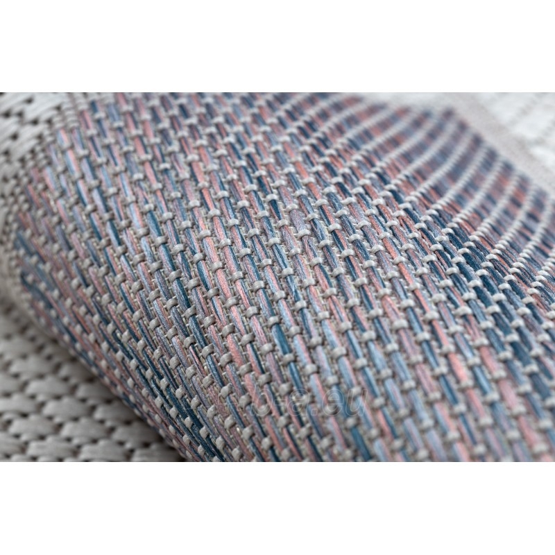 Sizalio kilimas su rožinės spalvos efektais SION Trikampiai | 180x270 cm paveikslėlis 12 iš 16