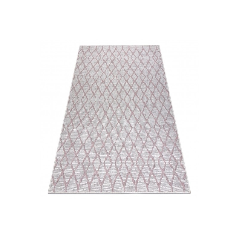 Sizalio kilimas su rožinės spalvos raštu SION | 200x290 cm paveikslėlis 15 iš 15