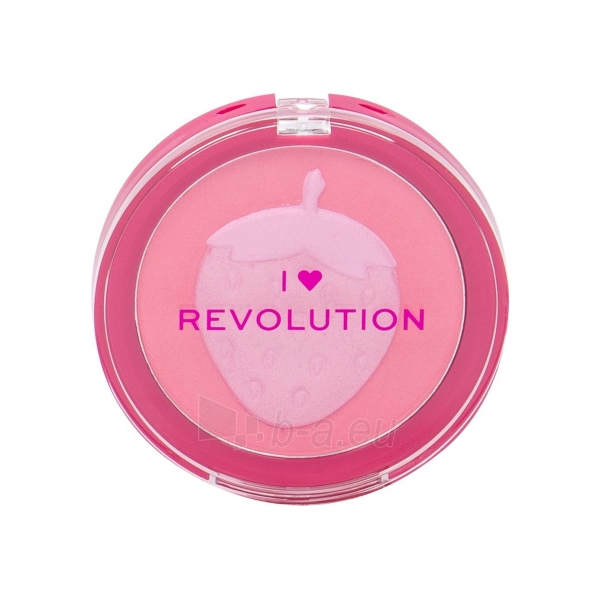 Skaistalai Makeup Revolution London I Heart Revolution Strawberry Fruity Blusher Blush 9,2g paveikslėlis 1 iš 2