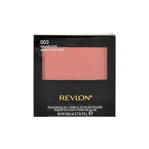 Skaistalai Revlon Powder Blush With Brush Cosmetic 5g Shade 010 Classy Coral paveikslėlis 1 iš 1
