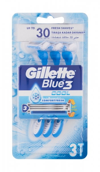 Skustuvas Gillette Blue3 Cool 3vnt paveikslėlis 1 iš 1
