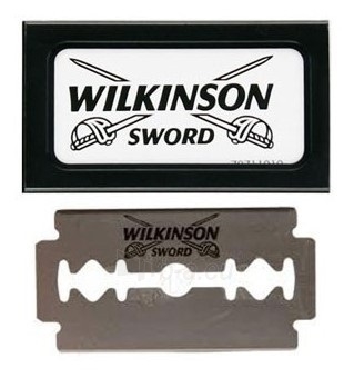 Skustuvas vyrams Wilkinson Sword + atsarginiai peiliukai Double Edge Blades 5 vnt paveikslėlis 1 iš 2