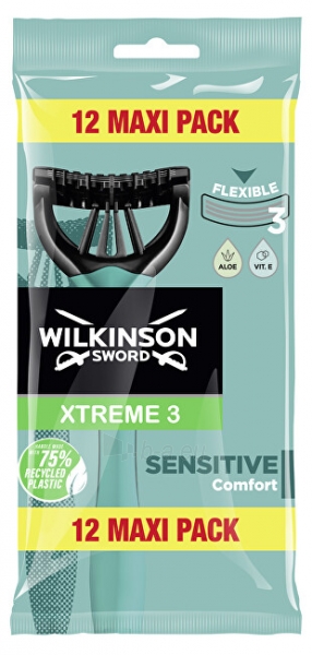 Skustuvas vyrams Wilkinson Sword Wilkinson Xtreme3 Pure Sensitive 12 vnt paveikslėlis 1 iš 1