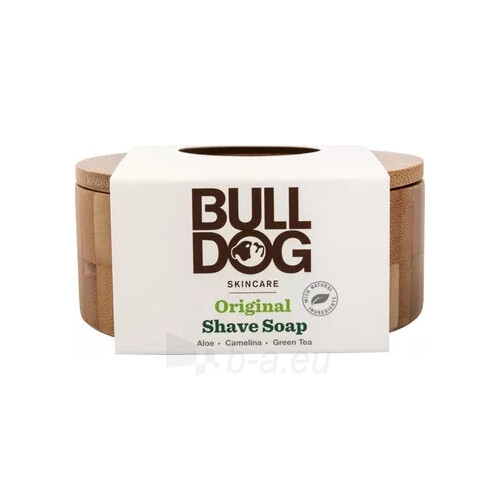 Skutimosi muilas bambuko dubenyje Bulldog 100 g paveikslėlis 1 iš 1