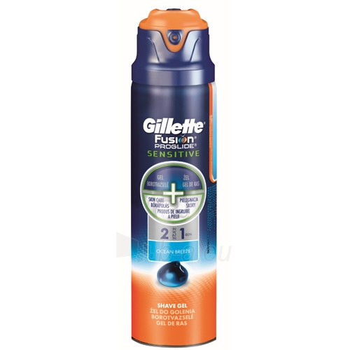 Skutimosi putos Gillette 2 v 1 Fusion Proglide Sensitive Ocean Breeze 170 ml paveikslėlis 1 iš 1