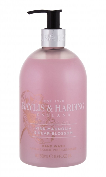 Liquid soap Baylis & Harding Pink Magnolia & Pear Blossom 500ml paveikslėlis 1 iš 1