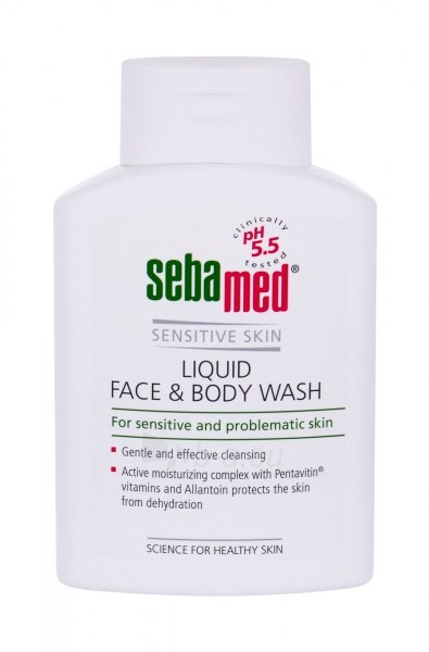 Liquid soap kūnui ir veidui Liquid soap SebaMed Sensitive 200ml paveikslėlis 1 iš 1