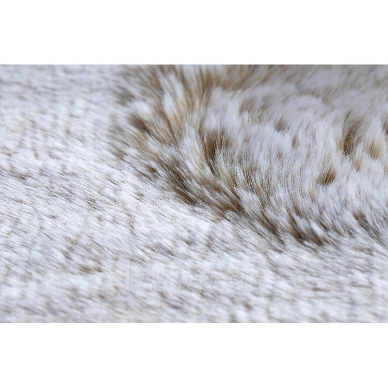 Smėlio spalvos kailio imitacijos kilimas LAPIN | 180x270 cm paveikslėlis 6 iš 16