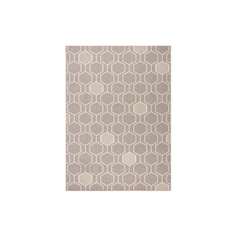 Smėlio spalvos kilimas SPRING Geometry | 120x170 cm paveikslėlis 2 iš 16