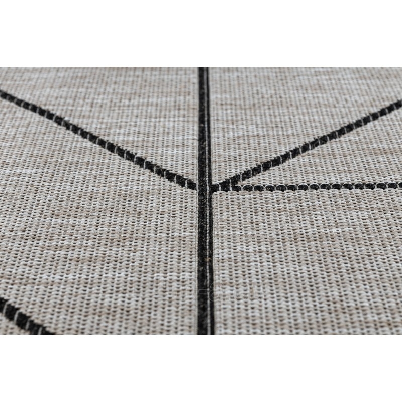 Smėlio spalvos sizalio kilimas su geometriniais motyvais FLOORLUX | 80x150 cm paveikslėlis 8 iš 16