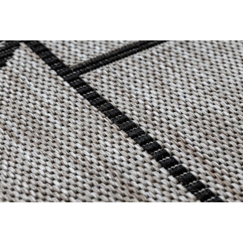 Smėlio spalvos sizalio kilimas su geometriniais motyvais FLOORLUX | 80x150 cm paveikslėlis 6 iš 16