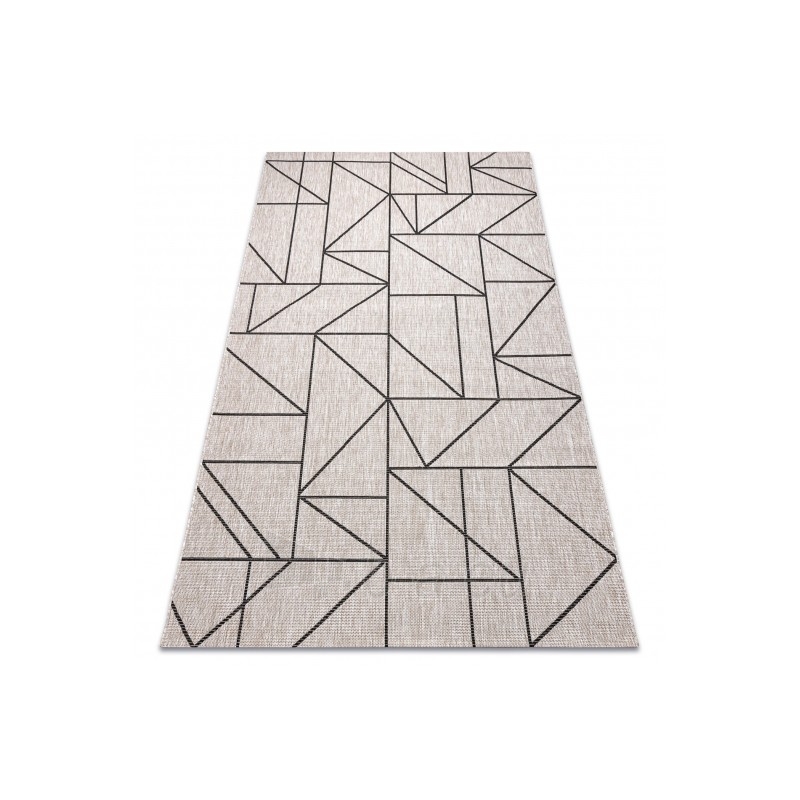 Smėlio spalvos sizalio kilimas su geometriniais motyvais FLOORLUX | 80x150 cm paveikslėlis 16 iš 16