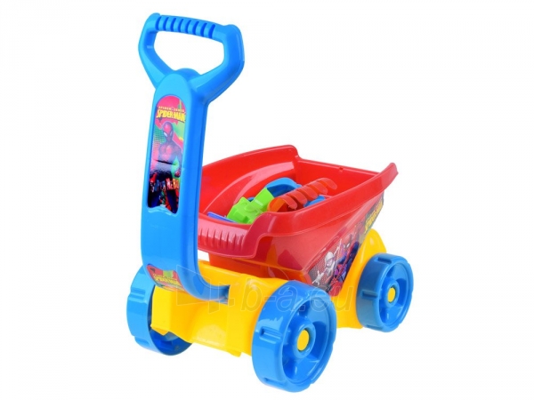 Smėlio žaislų rinkinys su vežimėliu paveikslėlis 2 iš 7