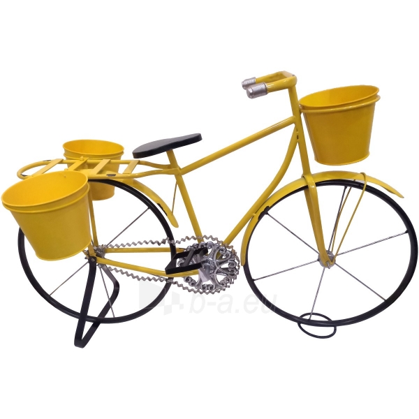 Sodo dviratis su vazonais - Saska Garden, geltonas paveikslėlis 4 iš 6