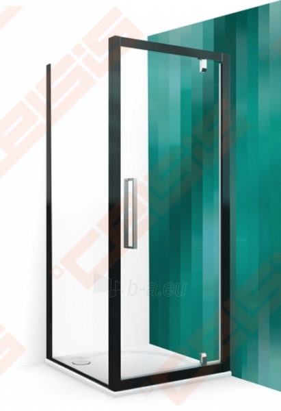 Šoninė dušo sienelė ROLTECHNIK EXCLUSIVE LINE ECDBN/800 blizgaus chromo (Brilliant) spalvos profilis + skaidrus (Transparent) stiklas paveikslėlis 1 iš 4