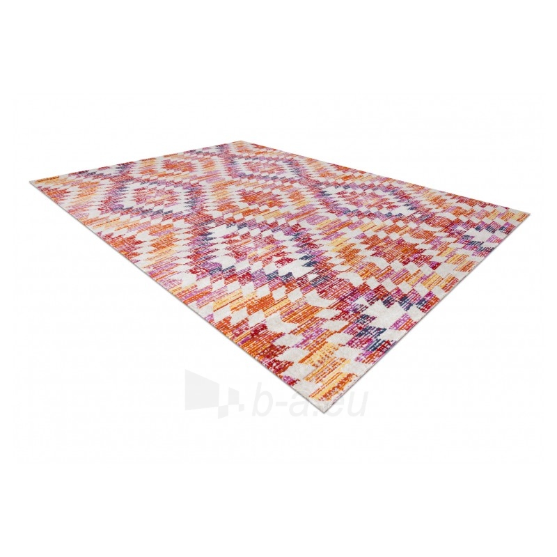 Spalvingas kilimas su raštais MUNDO Rombai | 120x170 cm paveikslėlis 3 iš 16