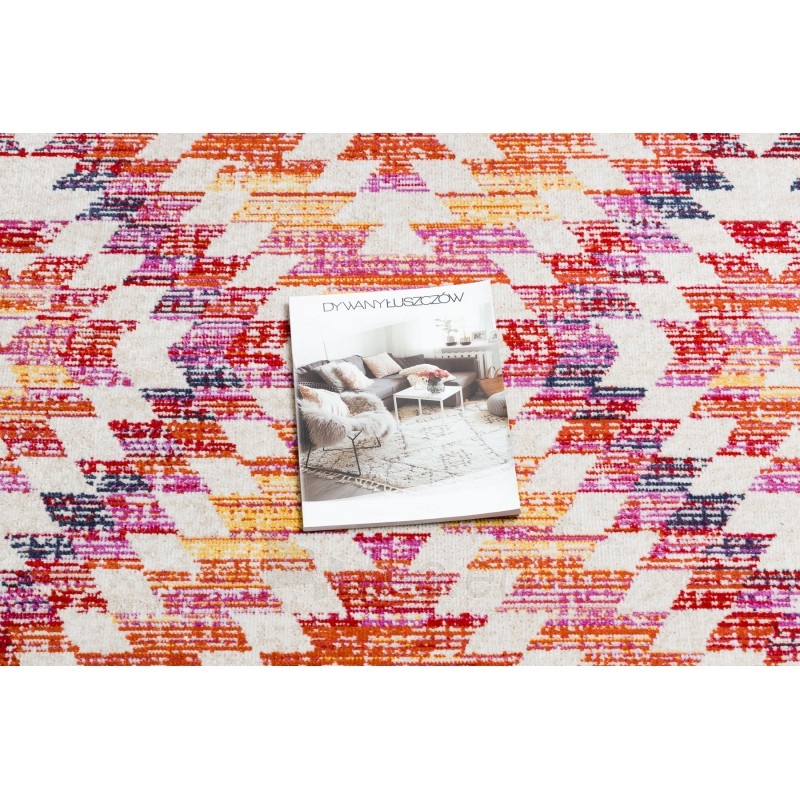 Spalvingas kilimas su raštais MUNDO Rombai | 80x250 cm paveikslėlis 1 iš 16