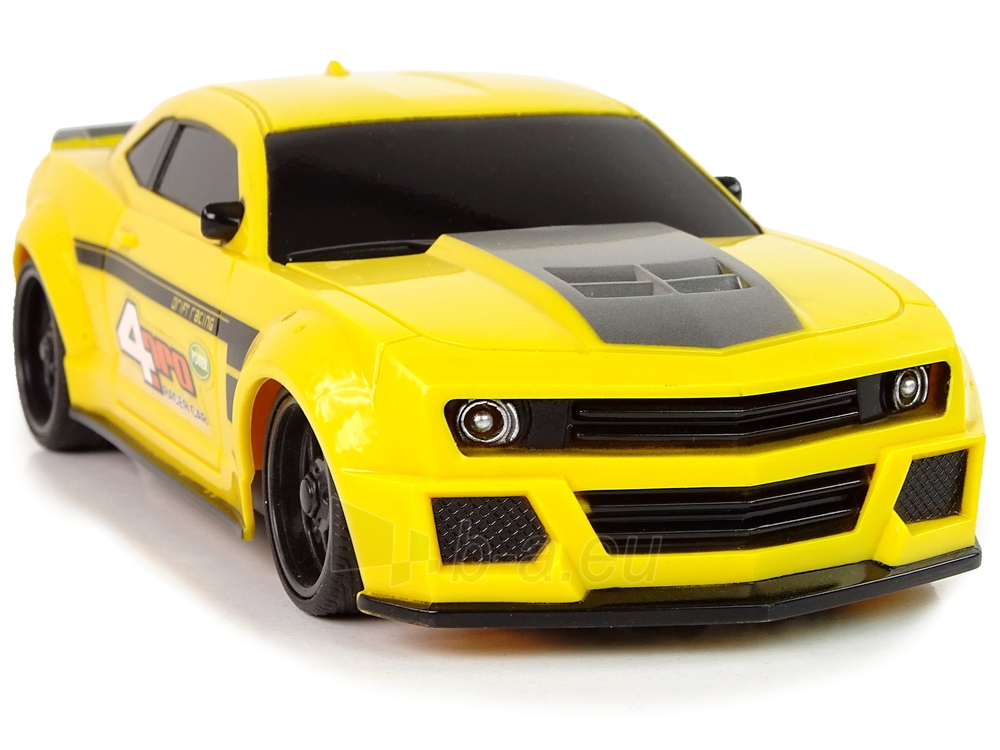 Speed King Sporty nuotoliniu būdu valdomas automobilis, geltonas paveikslėlis 2 iš 5