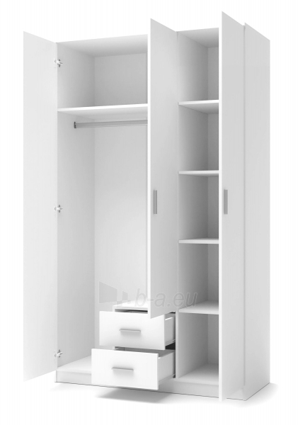 Cupboard LIMA S-3 white paveikslėlis 2 iš 2