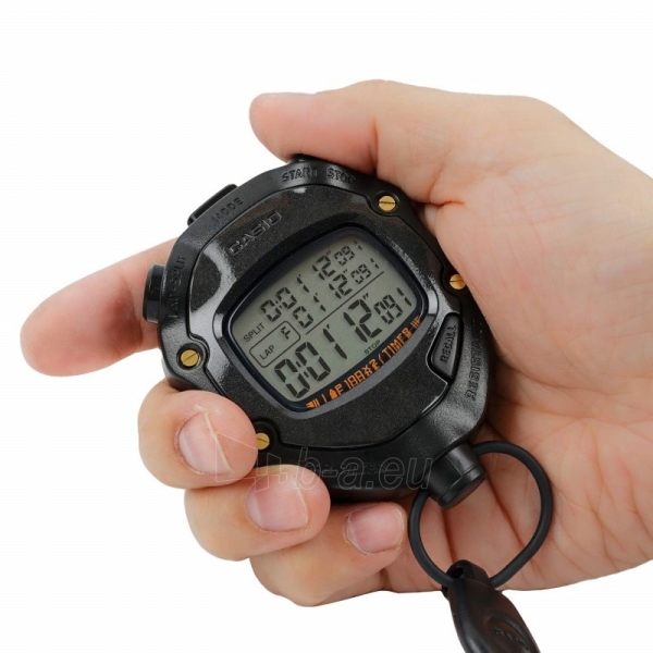 Sportinis laikrodis Casio Digital Black Stopwatch HS-80TW-1EF paveikslėlis 3 iš 5