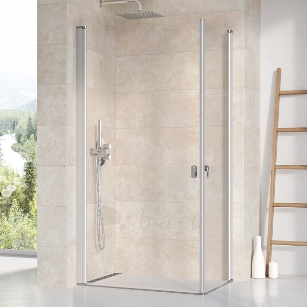 Stačiakampės dušo kabinos sienelė Ravak Chrome, CRV1-100, satinas+stiklas Transparent paveikslėlis 1 iš 3
