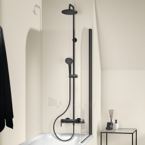 Stacionari vonios-dušo sistema Ideal Standard Cerafine O, su Ø200 galva ir rankiniu dušu, Silk Black matinė juoda paveikslėlis 2 iš 6
