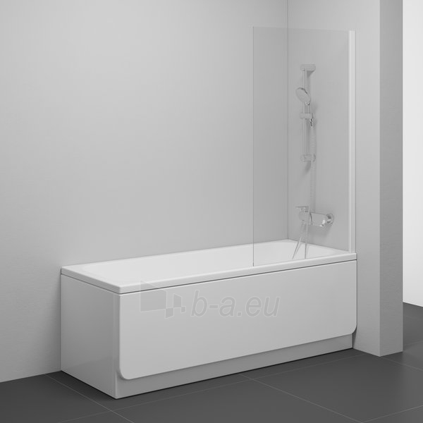 Stacionari vonios sienelė Ravak Nexty, NVS1-80 balta+Transparent paveikslėlis 1 iš 2