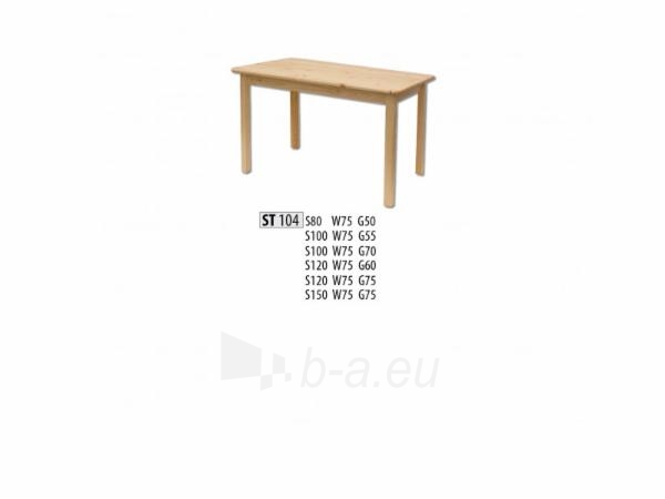 Table ST104 (120x75x75 cm) paveikslėlis 1 iš 2