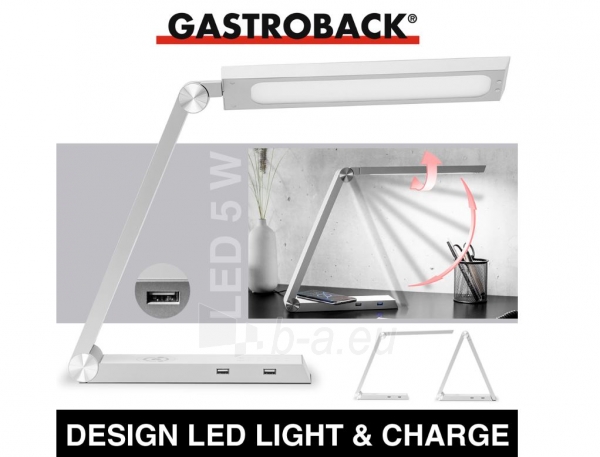 Stalinė lempa Gastroback Design LED Light Charge 60000 paveikslėlis 3 iš 6