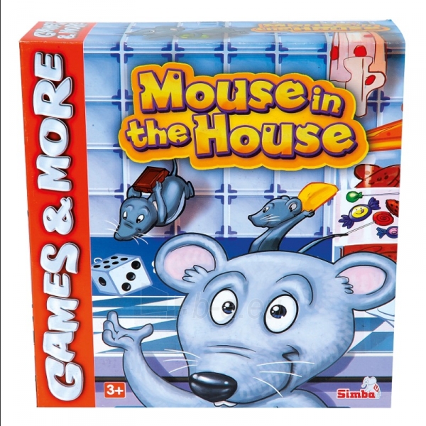 Stalo žaidimas G&M Mouse in the House paveikslėlis 1 iš 2