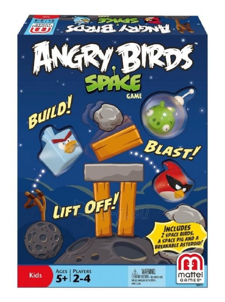 Stalo žaidimas Mattel X6913 Angry Birds Space paveikslėlis 1 iš 2
