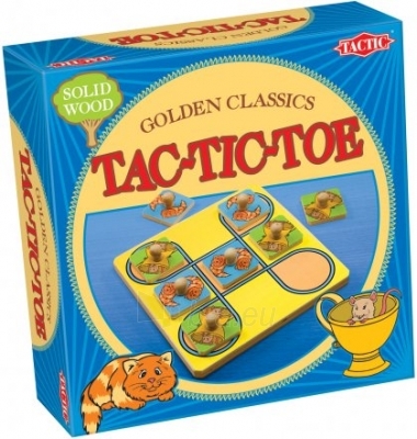 Stalo žaidimas Tactic 14017 Tac-Tic-Toe Golden Classics paveikslėlis 1 iš 1