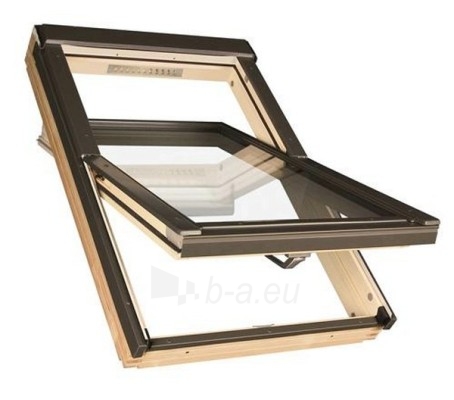 Stoglangis FAKRO FTS-V su stiklo paketu U2, 55x98 cm, pušies medienos paveikslėlis 1 iš 1