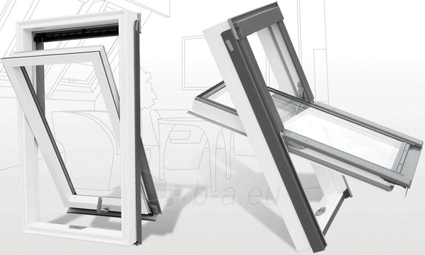 Lūka RoofLITE DURO APX700 66x118 cm, PVC paveikslėlis 2 iš 2