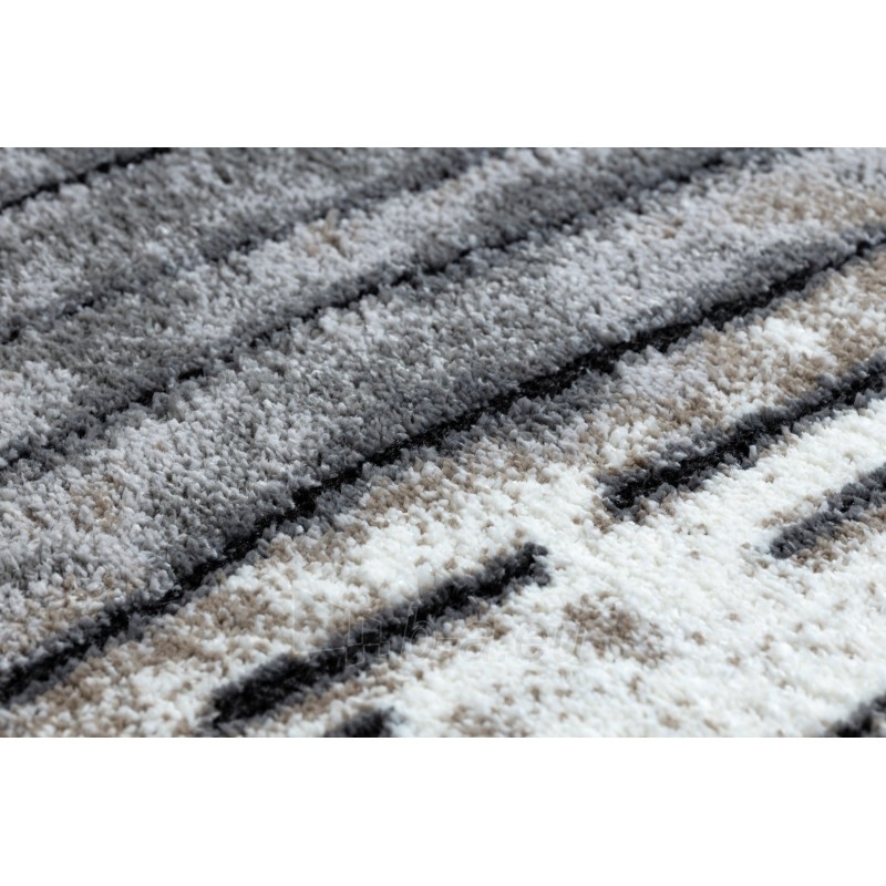 Struktūrinis kilimas su pilkais akcentais COZY Rio | 240x330 cm paveikslėlis 6 iš 16